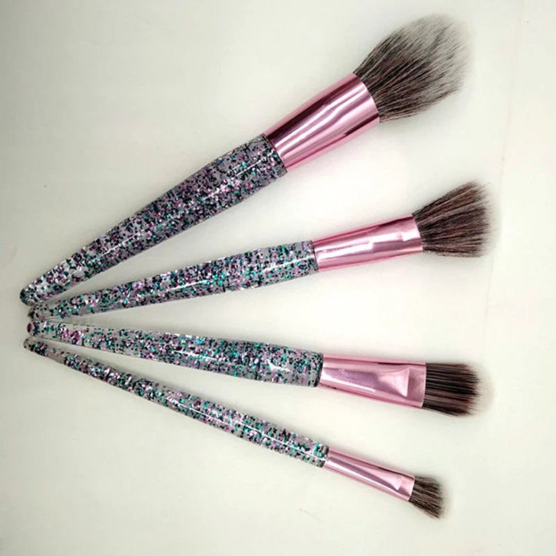 Mengya 2019 Новое поступление private label make up brush 10 шт Персонализированные кисти для макияжа с косметическим