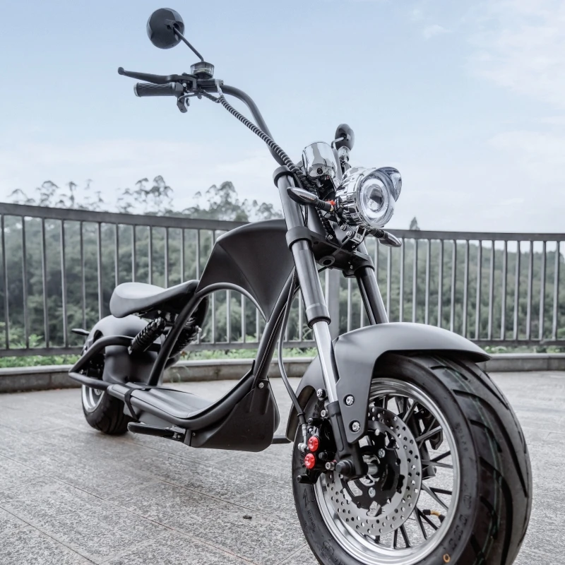 EU Warehouse Mangosteen M1P 2000W Chopper Style E Scooter 2000W 60v 30ah Street Legal with EEC COC