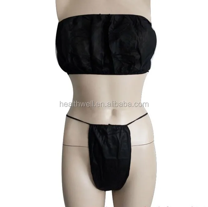 beauty spa disposable non woven product woman string bikini