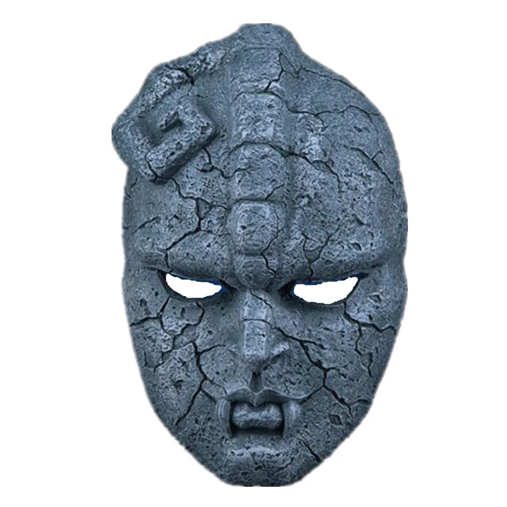 Newjojo Adventure resinous Cheap statue wearing props stone Party ghost horror whole face Halloween mask