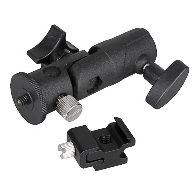 Kaliou Factory Wholesale E Type Camera Flash Holder Flash Bracket for DSLR Camera Canon/Nikon/Sony/Pentax Photo Studio Accessory