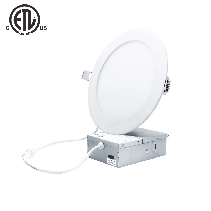 Canada Hot-selling Ultra Slim Led Pot Light 4inch 3CCT 5CCT Dimmable Round LED Slim Panel Light 100-120V