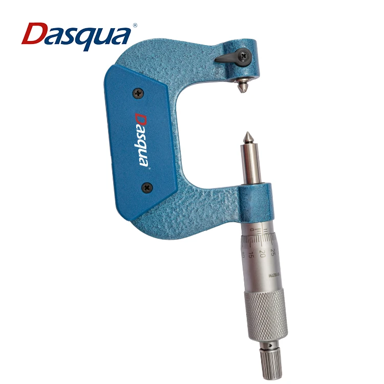 Dasqua 0-25 мм Микрометр для измерения внешней резьбы