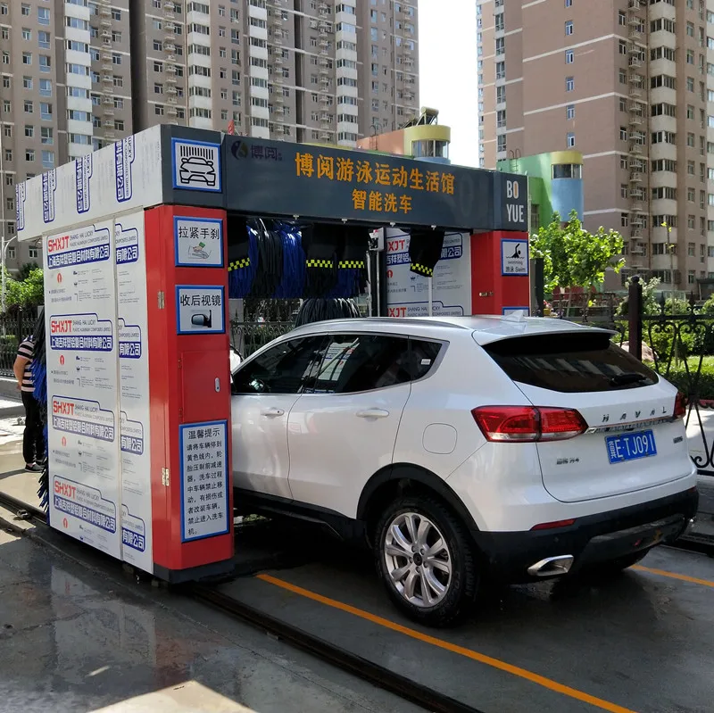 Robotic rollover car wash machine save water rollover car wash machine fully automatic car wash system