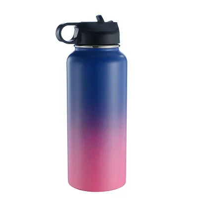Amazon Hotsale 32oz Vacuum Insulated Double Wall Stainless Steel Water Bottle Gradient