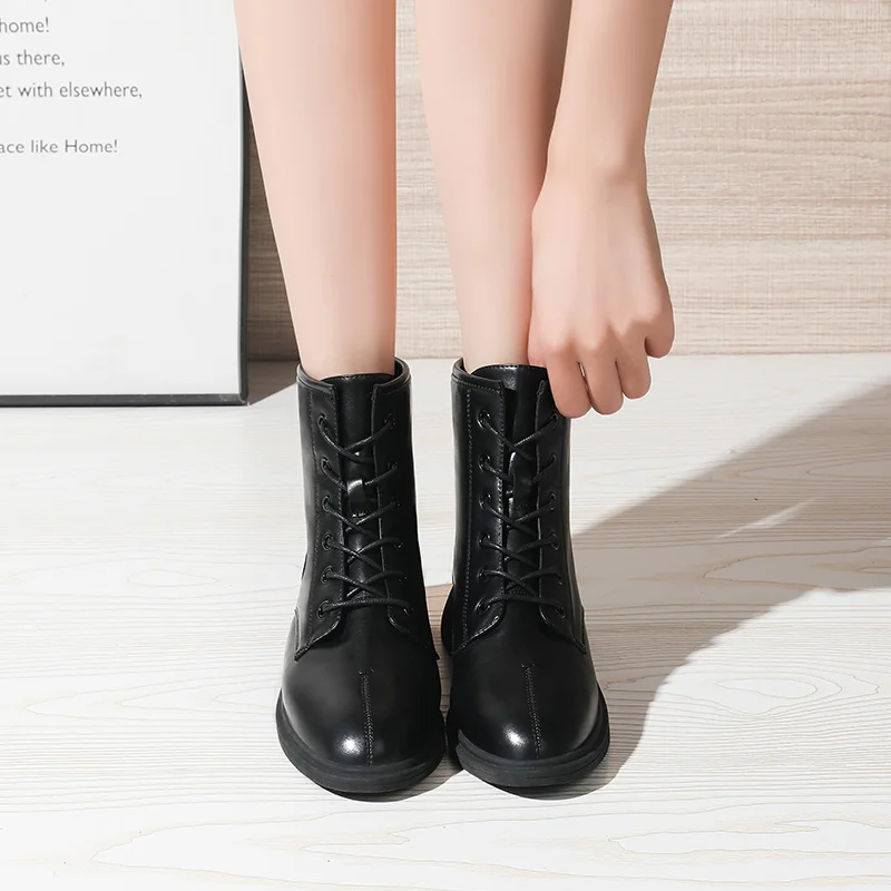 Hot Selling WOMEN Martin BOOTS  Flat Adult WOMEN BOOTS Warm  Winter  SHOES FOR WOMEN