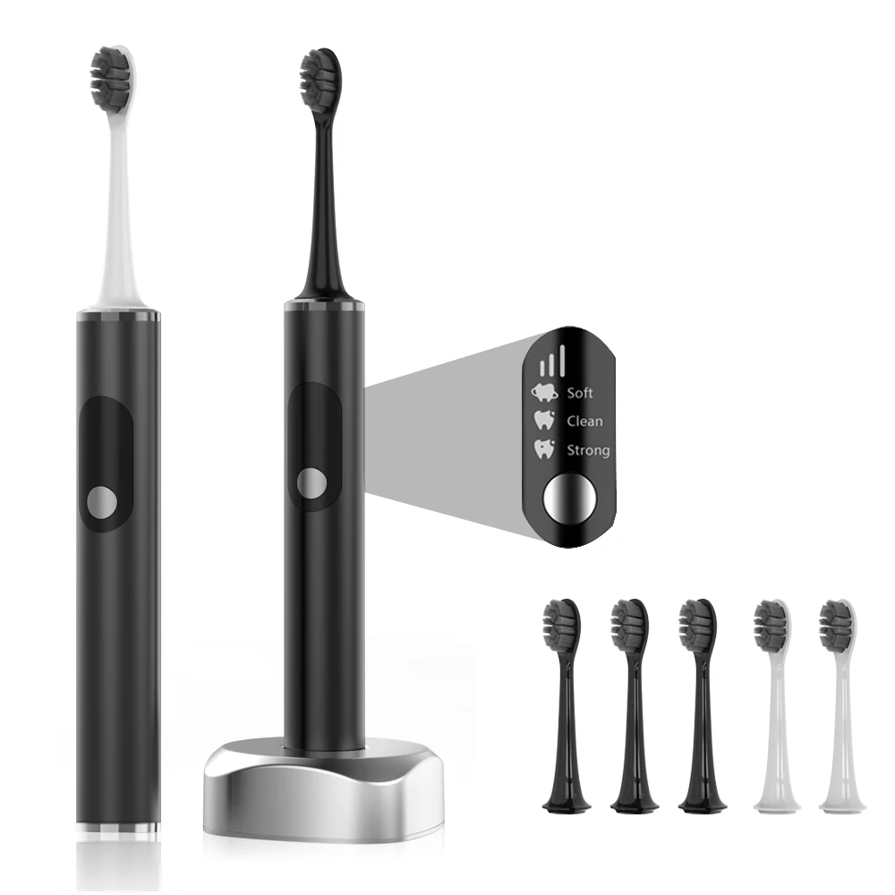 2023 elegant smart wireless toothbrush For adults new sonic toothbrush aluminum electric toothbrush ultrasonic