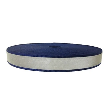 Wholesale reflective material colored nylon reflective sew ribbon strip customization