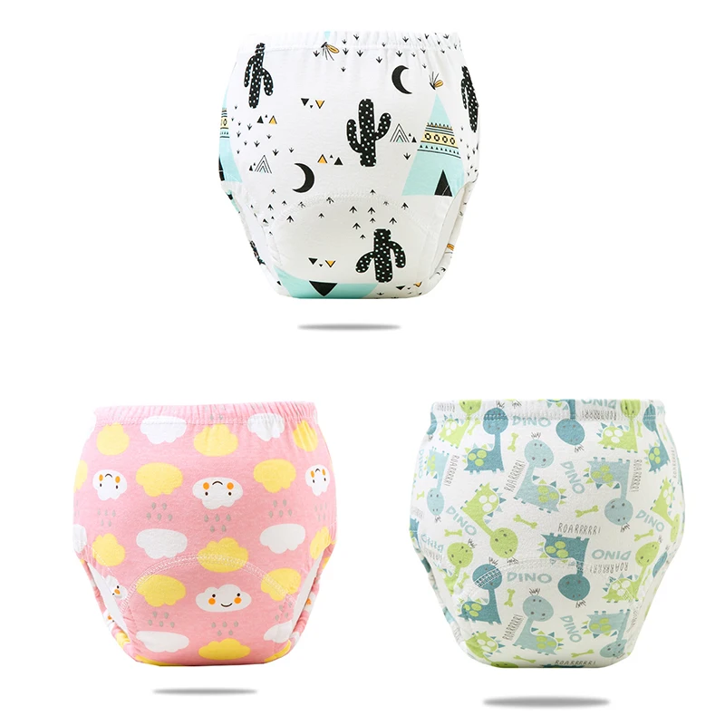 Easymom Baby Potty Training Pants Custom Reusable Washable Cotton Training Pants Diaper for Babies Toddler Leak proof Underwear