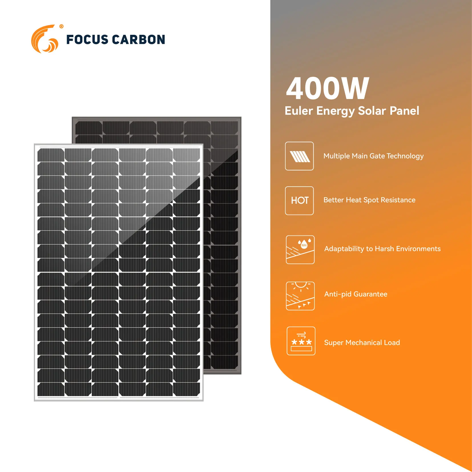 25 Years Warranty Monocrystalline Factory Price Solar Panels Solar System 400W 450W 500W 550W Solar Panel