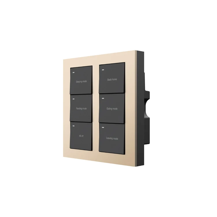 Настенный выключатель tuya zigbee для умного дома, не нейтральный, с пультом дистанционного управления, бытовая техника