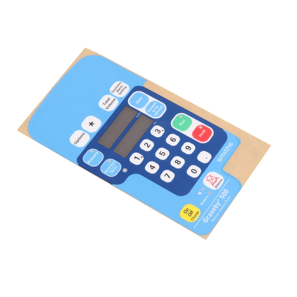 Reverse Printing Velvet Polycarbonate Film Label Control Front Panel Sticker Lexan Membrane Graphic Overlay