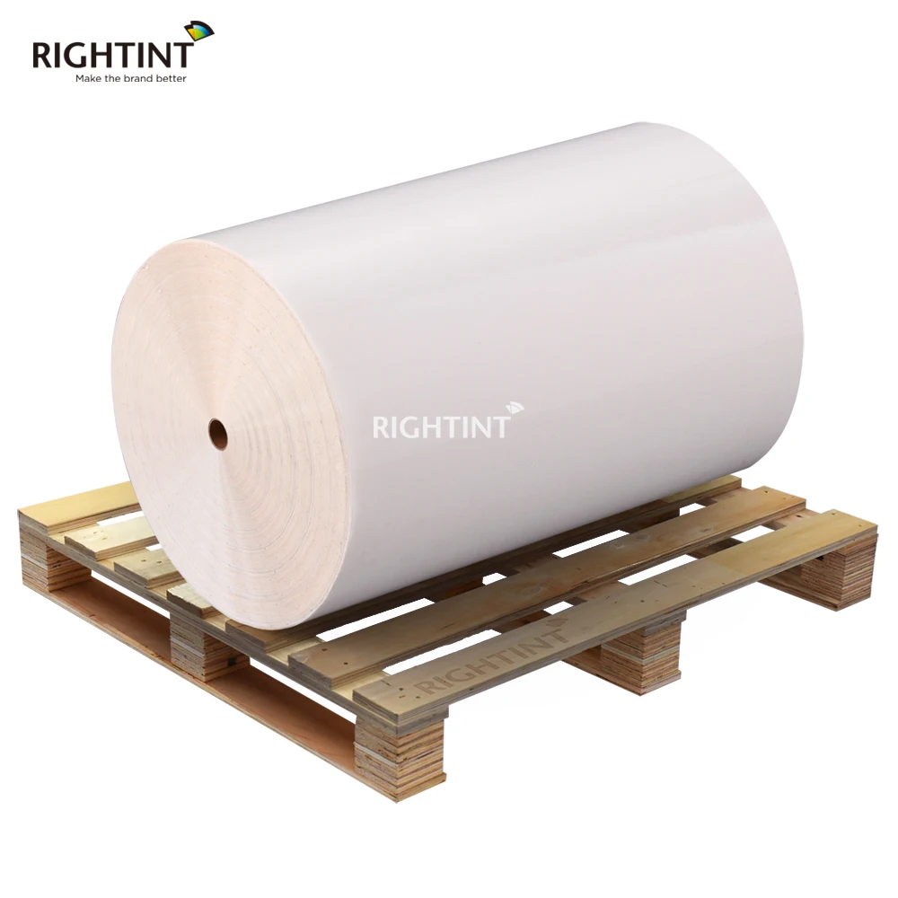 Flexography Wholesale Self Adhesive bopp Packaging Paper Roll flexo Jumbo roll