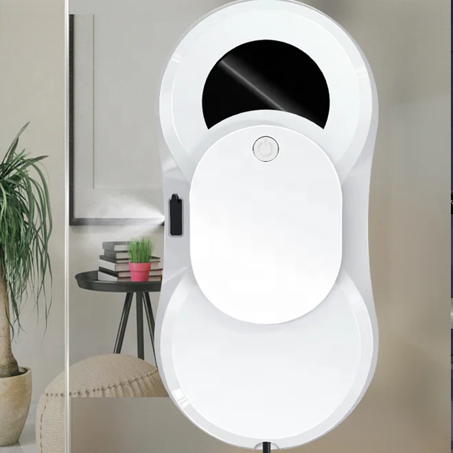 Robot Smart Robotic Window Cleaner with Auto Water Spray Vacuum by Remote Controller Washer