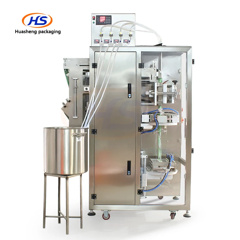 Multi functional sachet 4 lane packing machine tomato paste packing machine liquid sachet packing machine