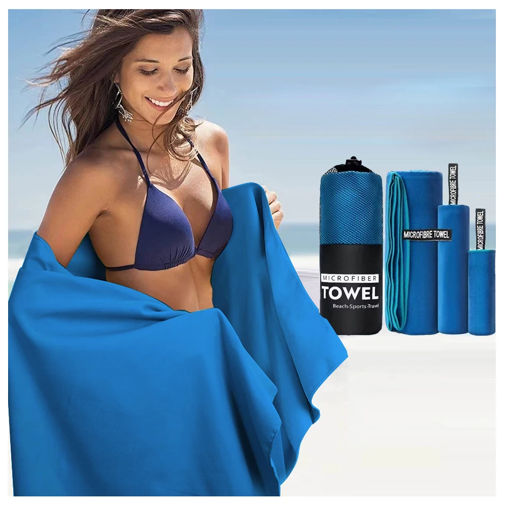 Wholesale Towels Custom Digital Printed Quick-Dry Towel Microfiber Sweat Travel Fitness Gym Sports Towel