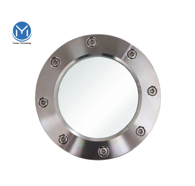 Sapphirecf16 CF35 CF63 CF100 Cf Kodial стеклянные видовые окна CF фланцевые 304 полировочные вакуумные печи из нержавеющей стали