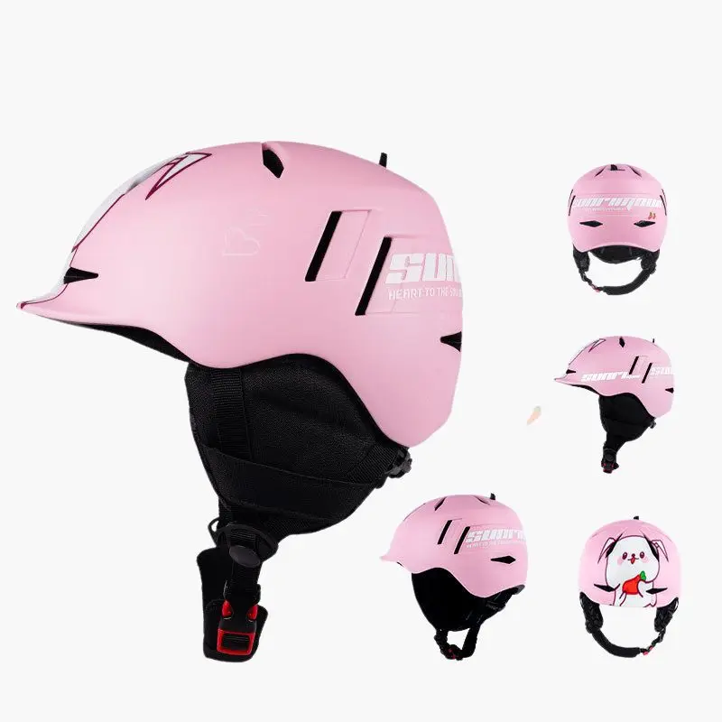 Dual Sport Kids Ski Helmets Winter Skate & Bicycle Ski with ABS PC & EPS Environmentally Friendly Materials for Children