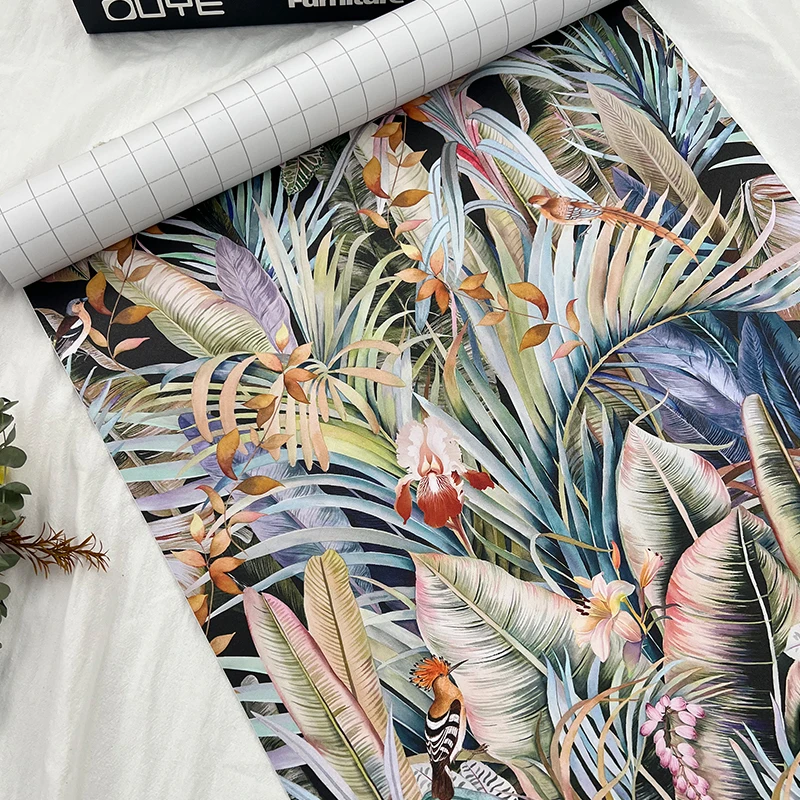 High Quality Wholesale self adhesive 3d Floral Wallpaper For Home Decor Bedroom Design Living Room Background Wall Paper