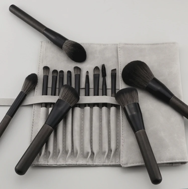 High quality custom luxury rhinestone makeup brush set unique professional makeup brush set