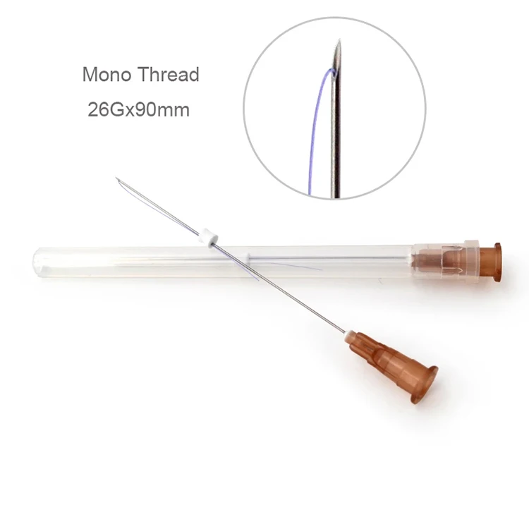 Popular Brand PDO Thread Lift Supplier Eye Bag Wrinkle Crows Feet Lifting Mono Blunt Tip Needle Collagen Eye Threads