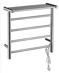 Household bathroom Stainless steel Wall Mounted towel rack constant temperature disinfection heating Towel Rail rack