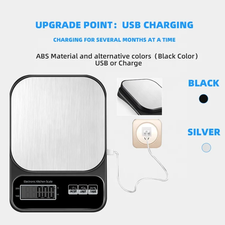 Factory 5kg Kitchen Digital Weighing Scale, Stainless Steel Household Kitchen Weight Scale