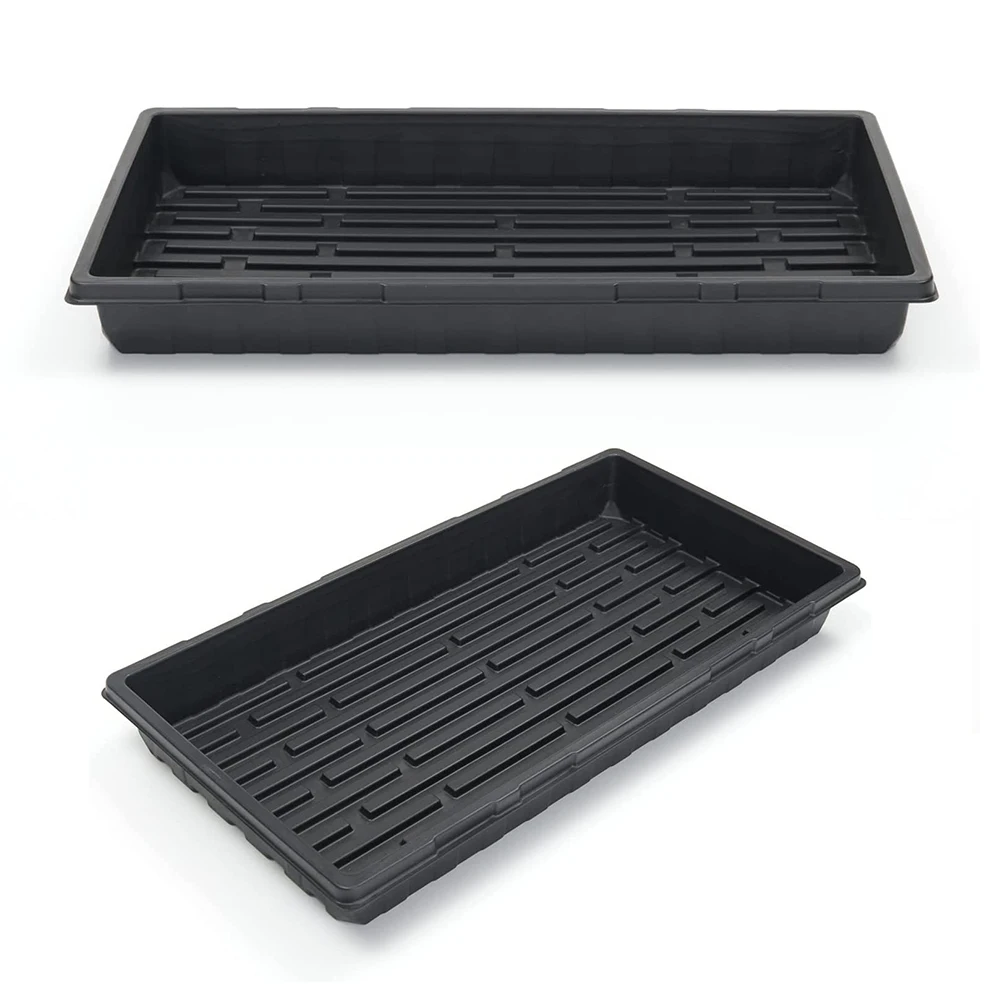 Factory hot sale plastic microgreen hydroponic tray 1020 plant growing nursery seeding flat Trays