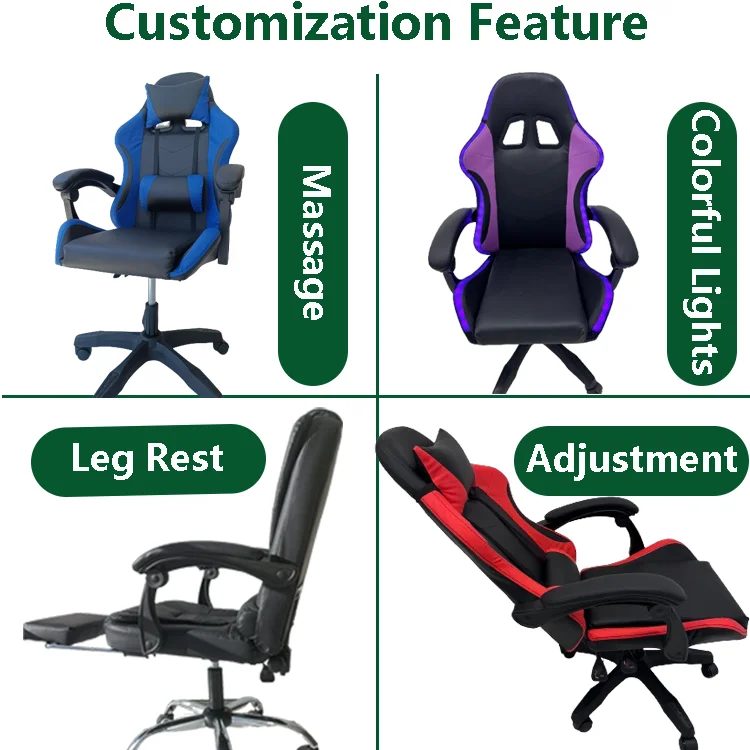 High Quality Small Size PVC/PU Leather Teenager Children Play Chair Customized Sky Blue Color Children Gaming Chairs