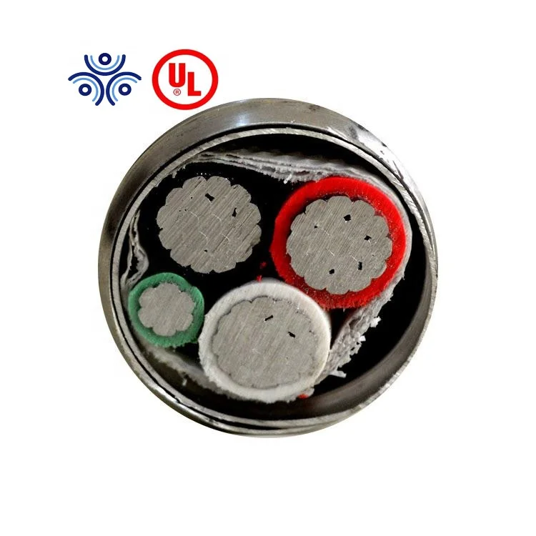  MC кабель 12/2 12/3 12/4 awg UL Металлический плакированный медный Электрический