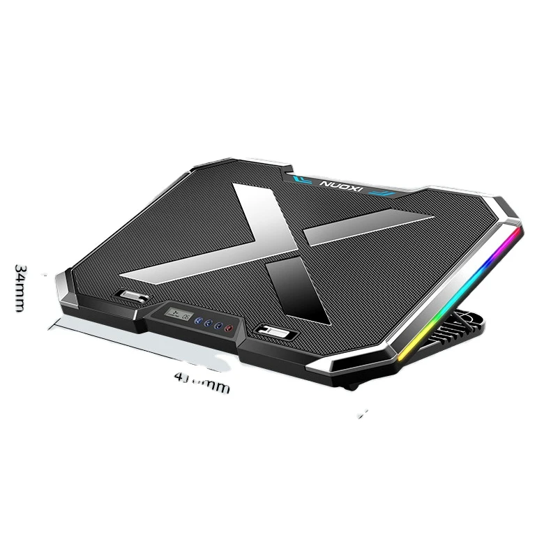 Hot sale 17 inch cooler para laptop 6 fans aluminum gaming laptop cooler 17 inch laptop cooling pad