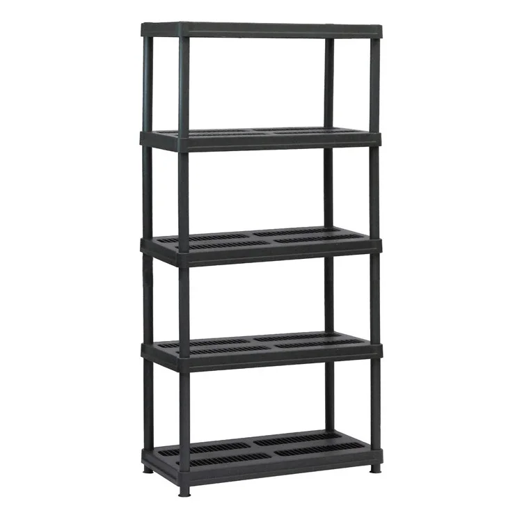 5 ярусов 36x18x75 дюймов сверхпрочная полка пластиковые полки