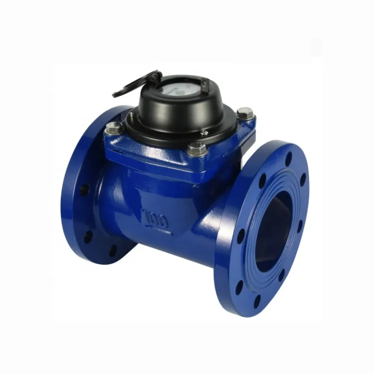 Dry-dial Magnetic Type Cold Cast Iron Removeable Woltman Water Meter With Flange Connection