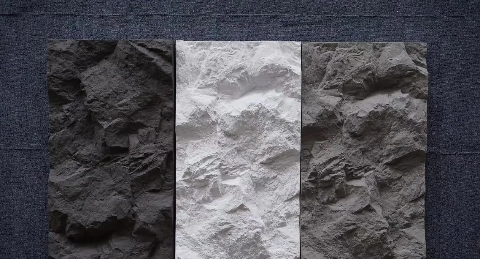 New material Lightweight PU mushroom Stone panel wall Faux Polyurethane Panel 3D Wall board