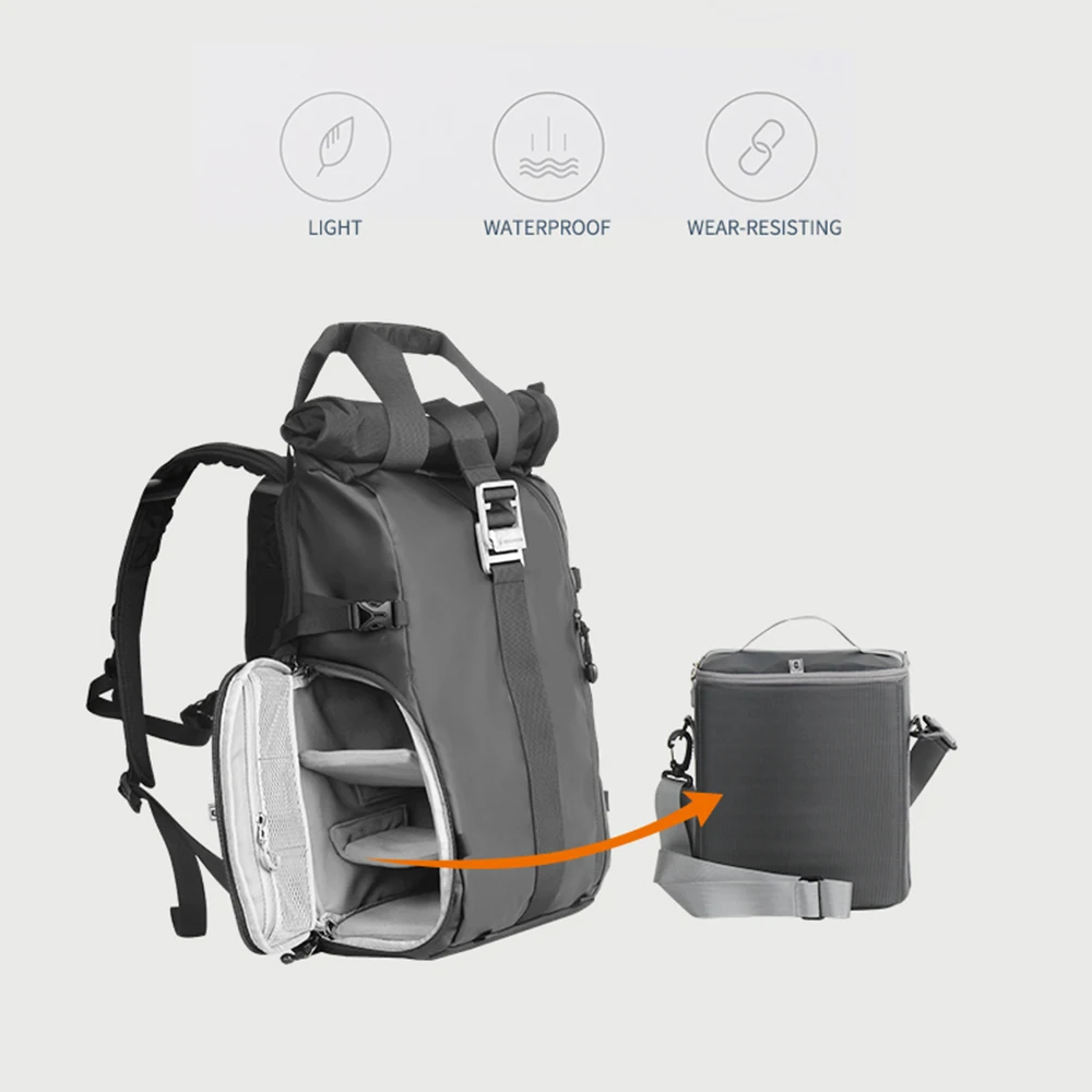 Outdoor Travel Professional Camera Bag Laptop Camera Backpack Waterproof Shockproof Dslr Camera Backpack Bag