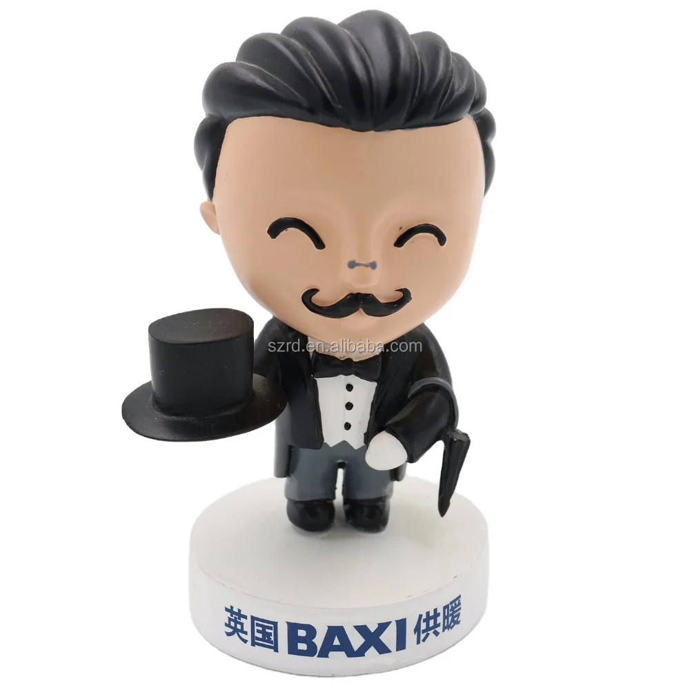 Customized make boy and girl ornaments anime design resin figure
