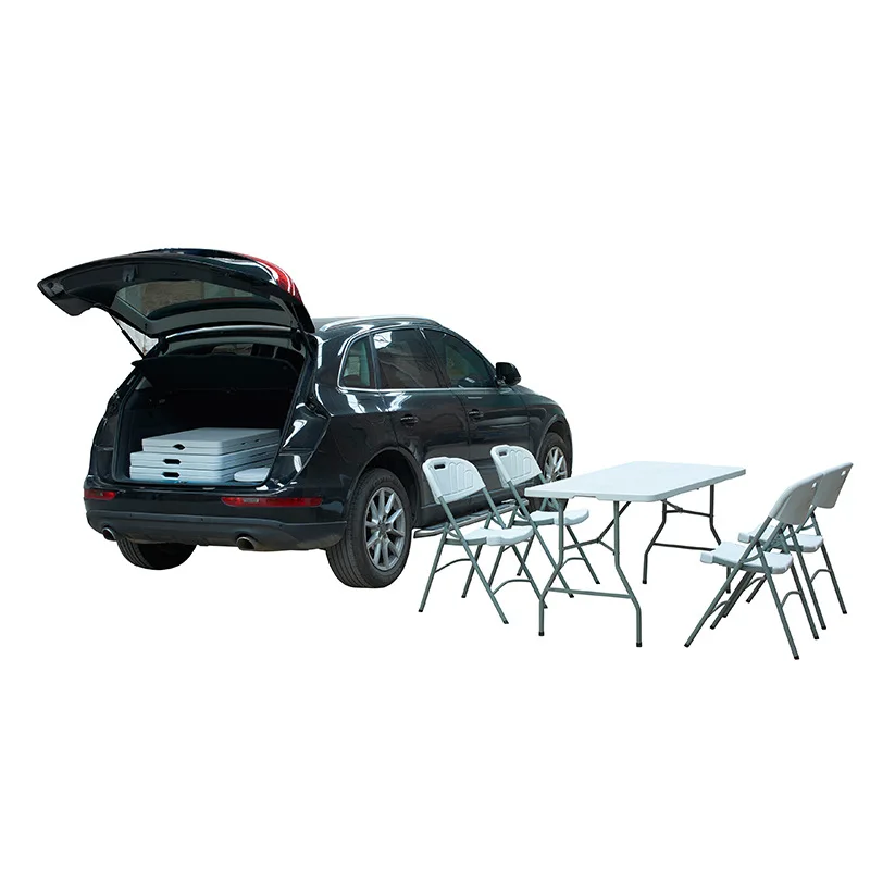 Promotion outdoor and indoor 150cm folding cheapest plastic table