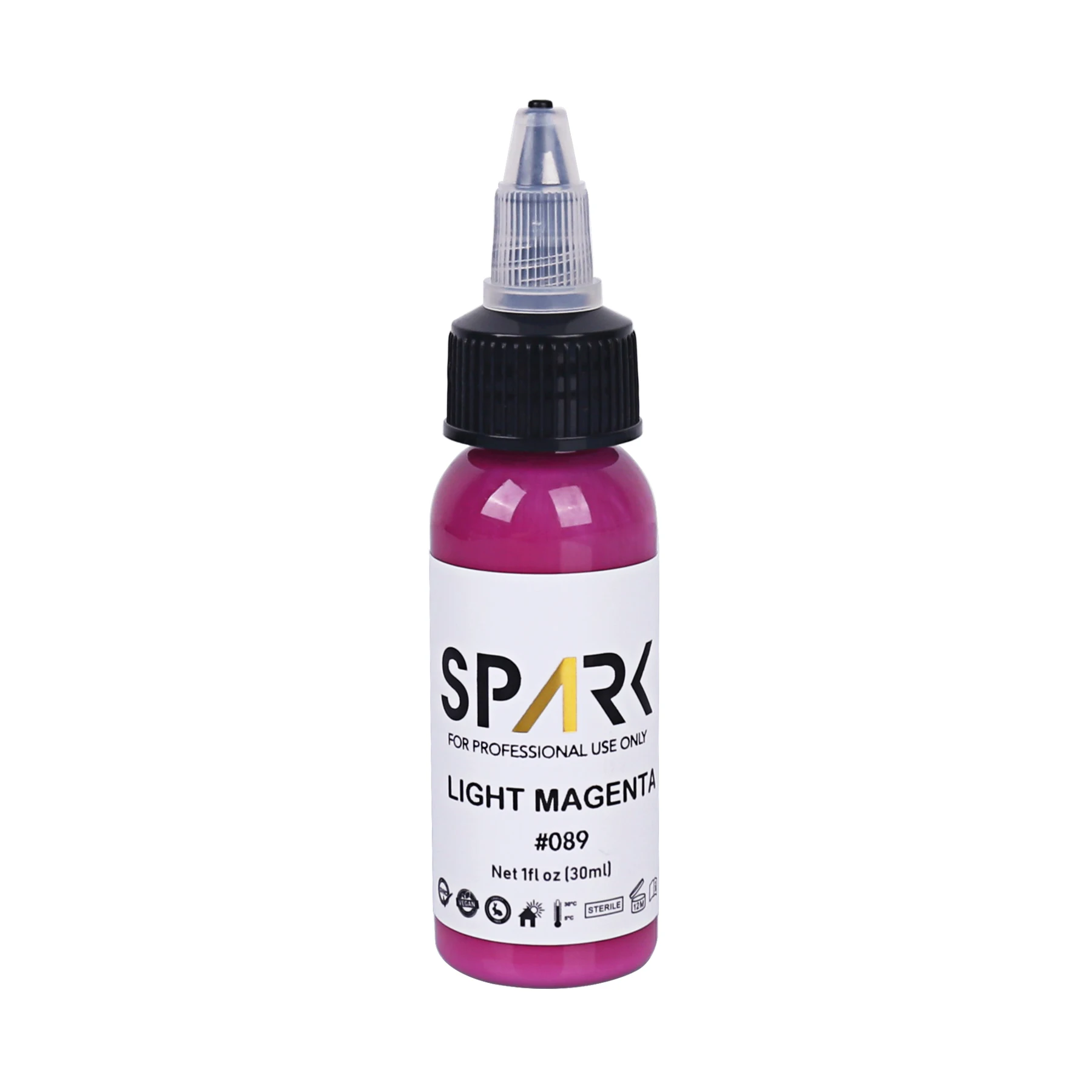 Spark High-end 1OZ 30ML Natural Best Non-toxic Pigment PMU Cosmetic Organic Semi Permanent Radiant Tattoo Ink