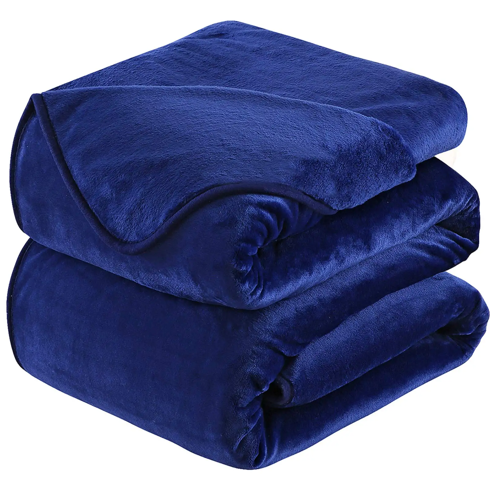 Wholesale Luxury 100% Polyester Mink Flannel Throw Blanket Super Soft Knitted Blanket for Adults Custom Solid Home Sofa Airplane