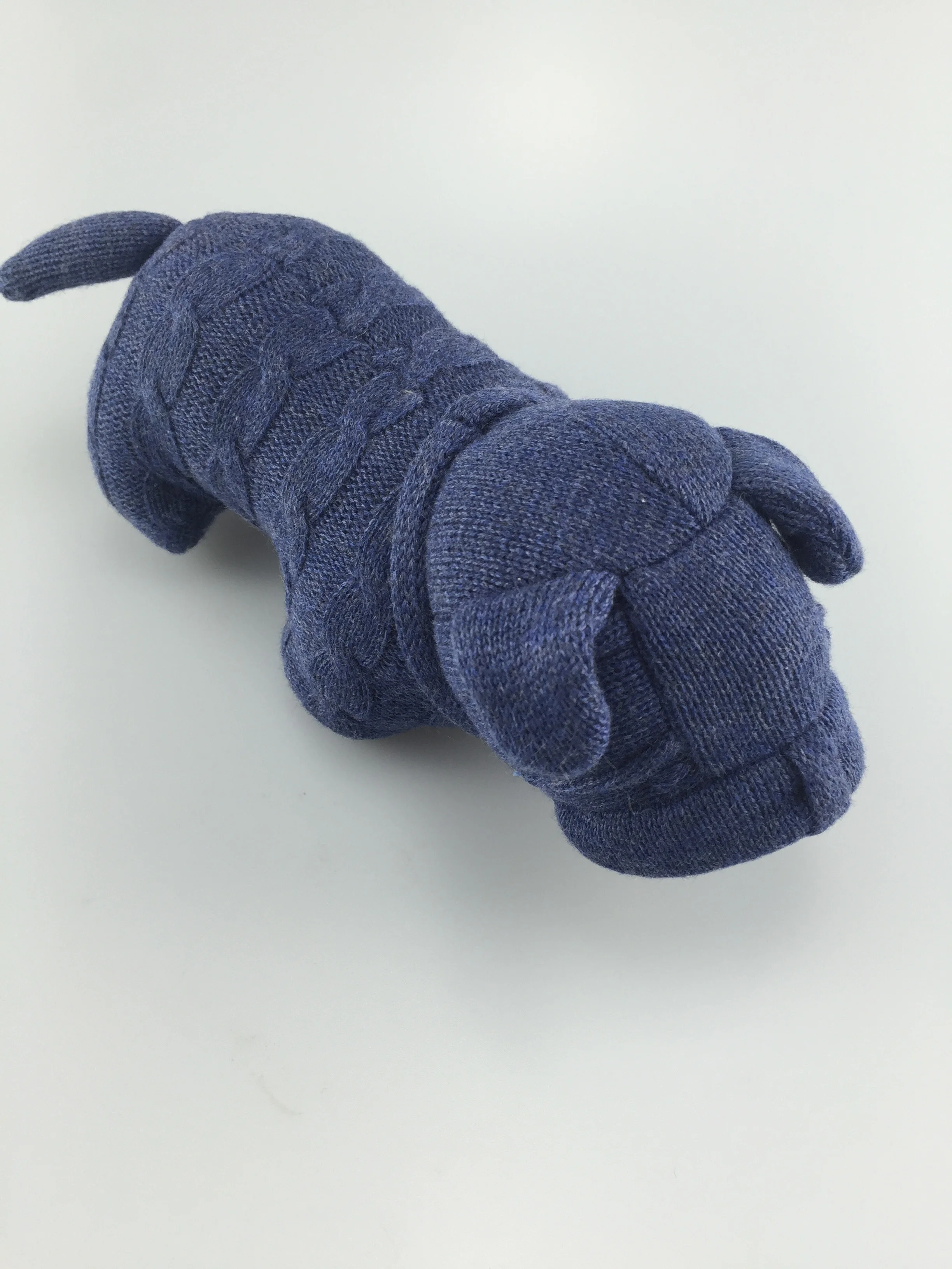 
Wholesales cute Knitted Doggy Soft Toy handmade baby crochet organic cotton toys For Toddlers knit plush toys 