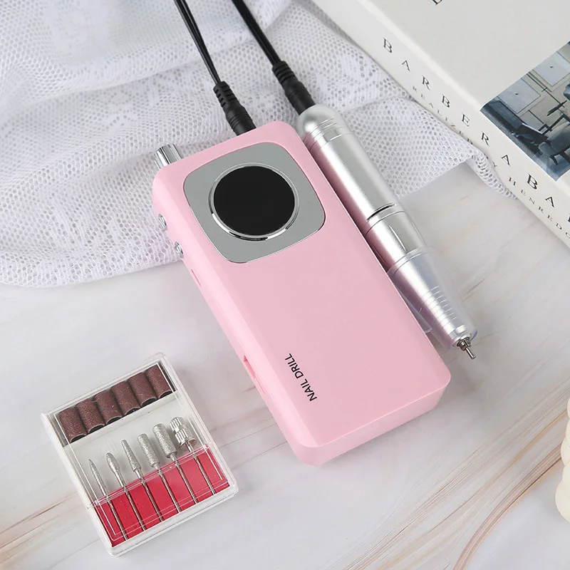 Customizable Drill Nails Profesional High Speed 45000rpm Nail File Pedicure Manicure Cordless Nail Polisher