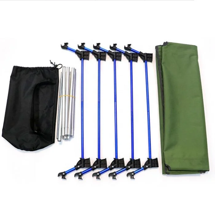 Adjustable ightest military army cot ultralight compact travel aluminum folding bed for camping
