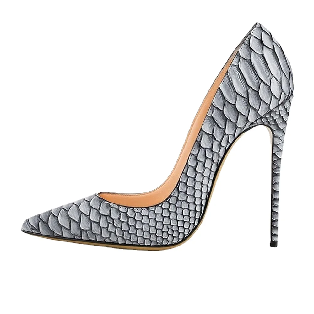 Classic Pointed Toe Stiletto Heel Pumps Women 12 cm High Heels