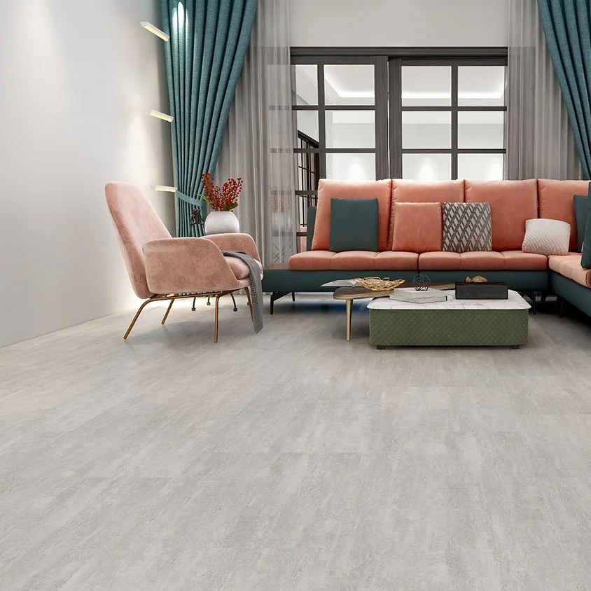 European Style Stone Plastic Composite SPC Tiles Plastic Floor Mat Marble PVC Luxury Vinyl Flooring