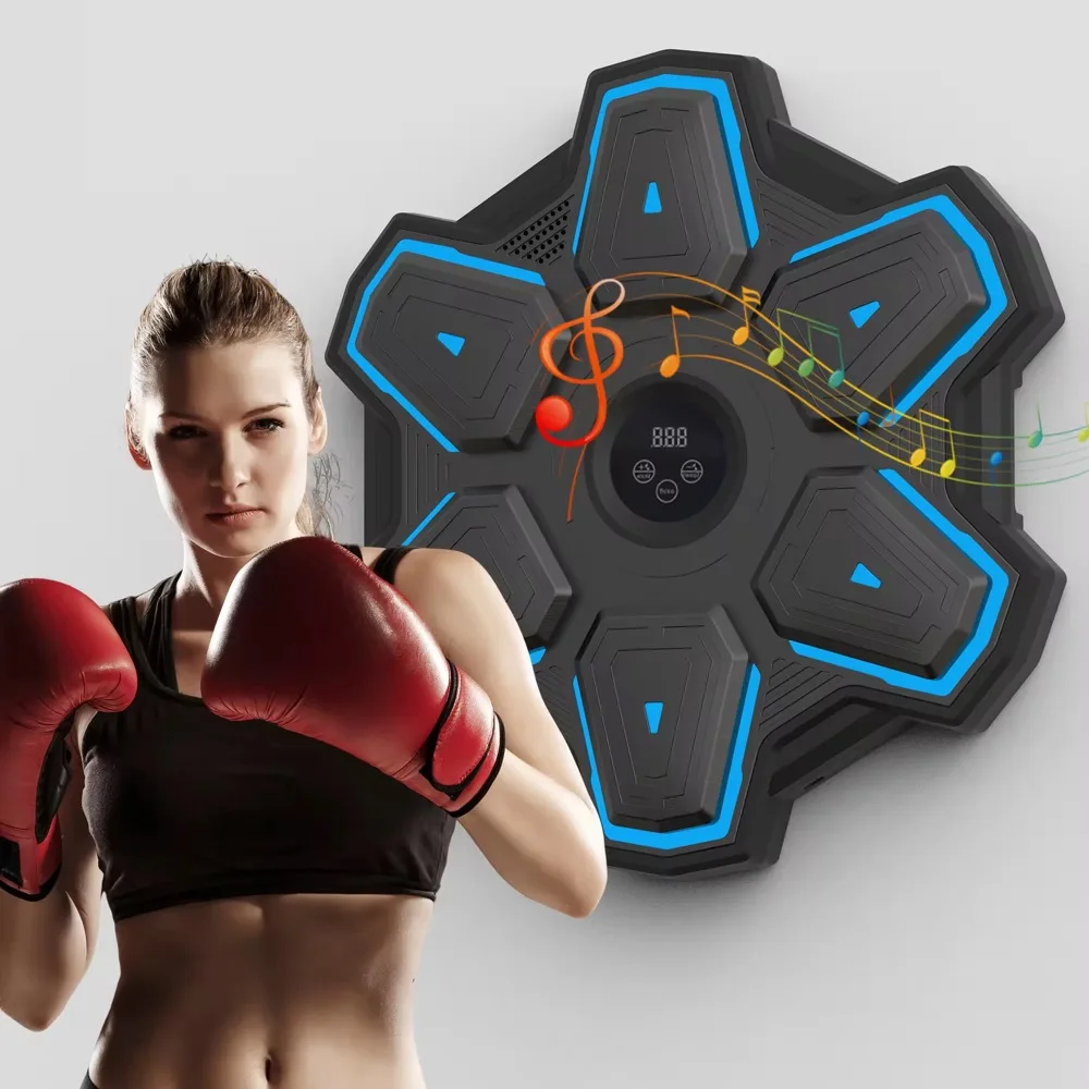 New Music Boxing Machine Boxing Target Support Bluetooth Music Wall-Mounted Hitting Fitness Entertainment