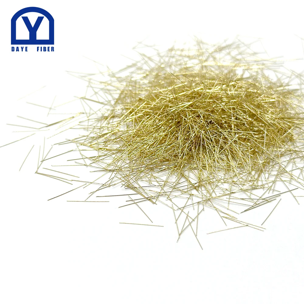 Made In China Round Wire Beton Iron Steel Fibers ECC For Facade Curtain Walls Copper Coated Steel Fiber UHPC