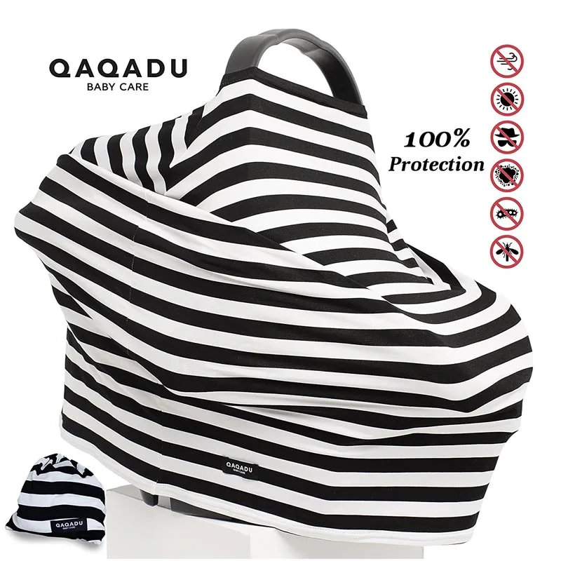 
Multi-Use Stroller Shopping Cart Cars fashion fashionable women Baby plain Pure Nursing pashmina Scarf Breastfeeding Apron Cover 