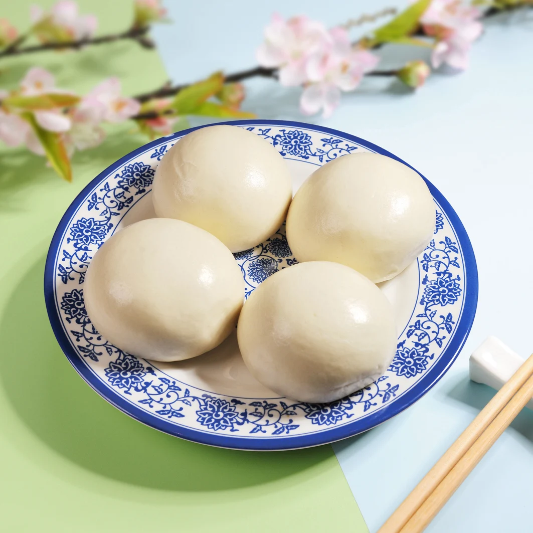 Factory Sale Traditional Chinese staple food steamed bread breakfast bread healthy steamed bread