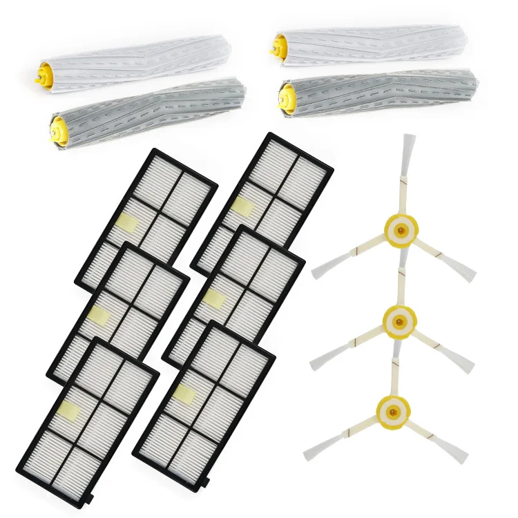 Заводская прямая высокая эффективность запасная основная щетка боковая Фильтр Пылесос запасные части для i роботов