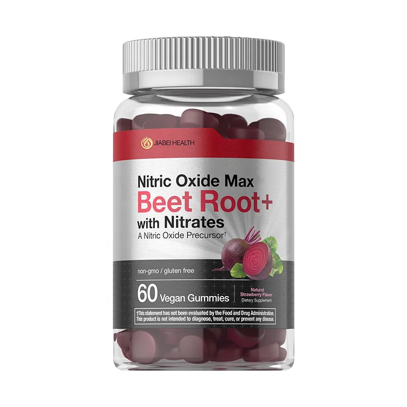 OEM/ODM Private Label Vegan Gummies Nitric Oxide Beet Root Gummies & Grape Seed Extract Gummy